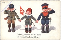Ich sei, gewährt mir die Bitte, in eurem Bund der Dritte!