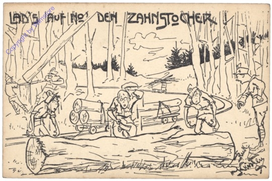 ak143857 Nr 32 - Lad's auf no' den Zahnstocher