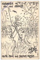 Nr 42 - Kosaken vor dem Angriff