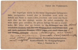 Auskunftstelle für Kriegsgefangene