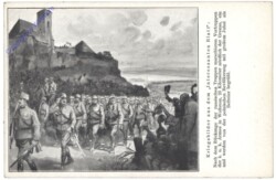 Nach dem Rückzuge der russischen Truppen ...