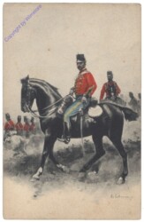 Soldat auf Pferd