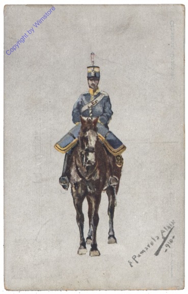 Soldat auf Pferd