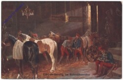 Einquartierung im Schloßkorridor