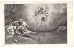 Mein Blut färbt rot den kühlen Sand, ...