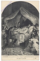ak144207 Napoleon: Sur son lit de mort
