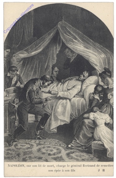 ak144207 Napoleon: Sur son lit de mort