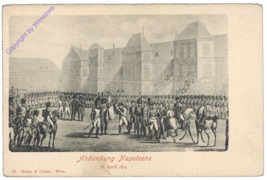 ak144208 Napoleon: Abdankung Napoleons