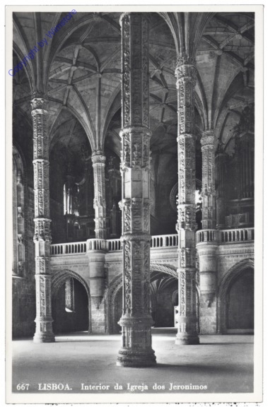 ak144231 Lissabon (Lisboa), Interior da Igreja dos Jeronimos
