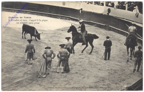 Corrida de toros, Picador et toro