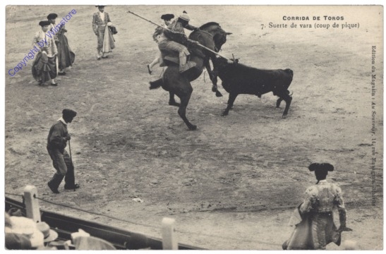 Corrida de toros, Suerte de vara