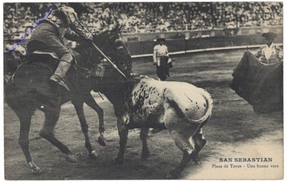 San Sebastian, Plaza de Toros - Una buena vara