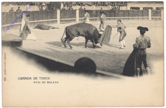 Corrida de toros, Pase de muleta