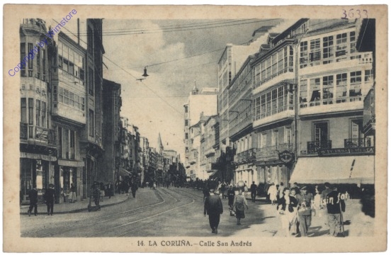 A Coruna, Calle San Andres