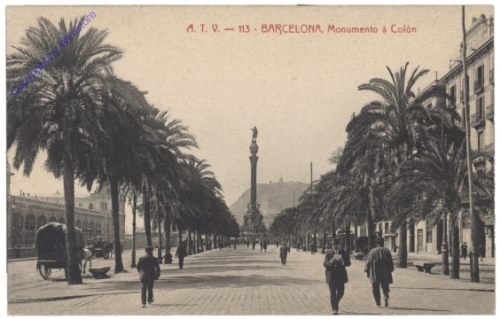 Barcelona, Monumento a Colon