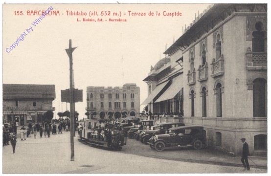 Barcelona, Tibidabo - Terraza de la Cuspide