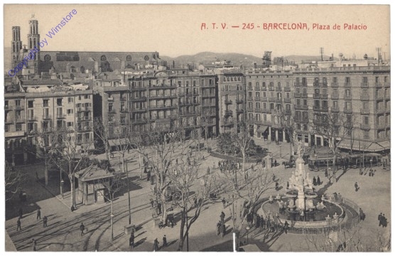 Barcelona, Plaza de Palacio