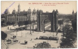 Barcelona, Salon San Juan y Arco del Triunfo
