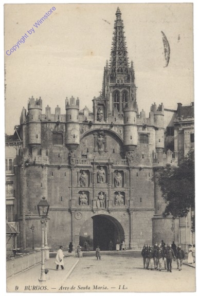 ak144438 Burgos, Arco de Santa Maria