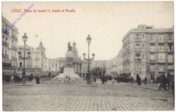 Cadiz, Plaza de Isabell II, desde el Muelle