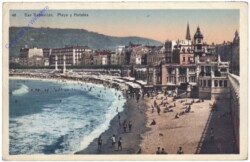 ak144473 Donostia-San Sebastian, Playa y Hoteles