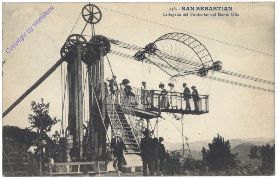Donostia-San Sebastian, Lellegada del Funivular del Monte Ulia