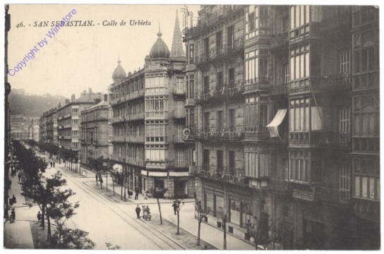 ak144480 Donostia-San Sebastian, Calle de Urbieta