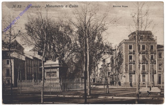 Granada, Monumento a Colon