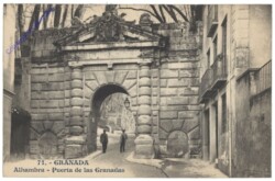 Granada, Alhambra, Puerta de las Granadas