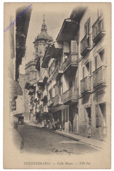 Hondarribia, Fuenterrabia, Calle Mayor