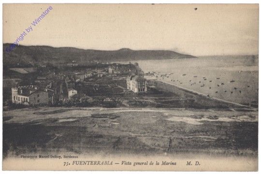 Hondarribia, Fuenterrabia, Vista general de la Marina