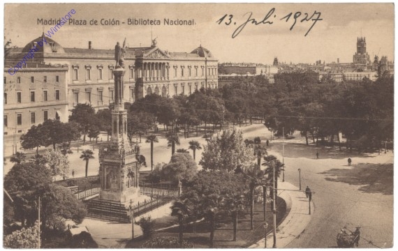 ak144611 Madrid, Plaza de Colon, Biblioteca Nacional