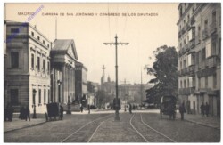Madrid, Carrera de San Jeronimo y Congreso de los Diputados