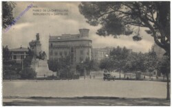 Madrid, Paseo del la Castellana Monumento a Castelar