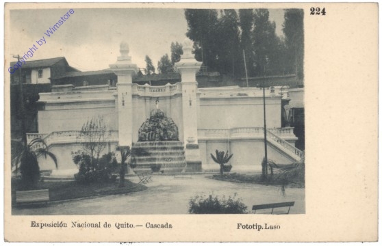 Madrid,  Exposicion Nacional de Quito, Cascada