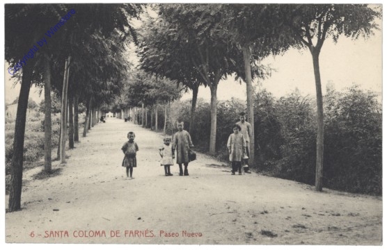 Santa Coloma de Farnes, Paseo Nueva