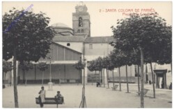 Santa Coloma de Farnes, Plaza de la Constitucion