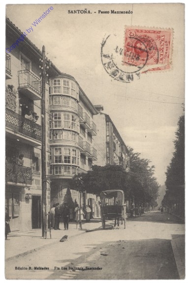 Santona, Paseo Manzanedo
