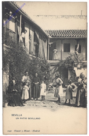 Sevilla, Un patio sevillano
