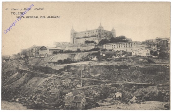 Toledo, Vista general del Alcazar