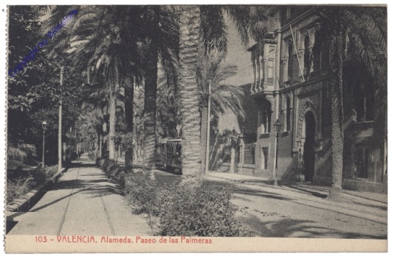 Valencia, Alameda, Paseo de las Palmeras