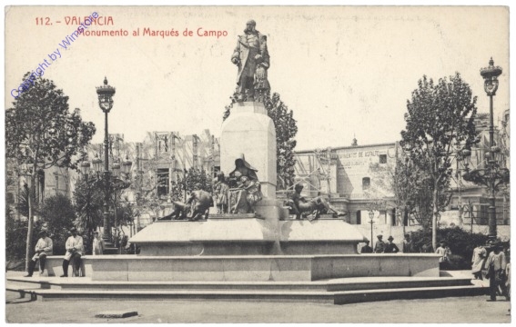 Valencia, Monumento al Marques de Campo
