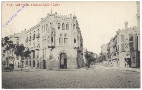Valencia, Calles de Sorny y Colon