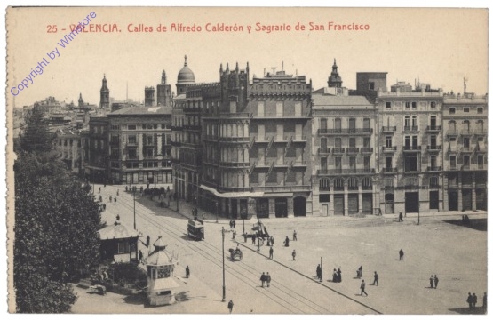 Valencia, Calles de Alfredo Calderon y Sagrario de San Francisco