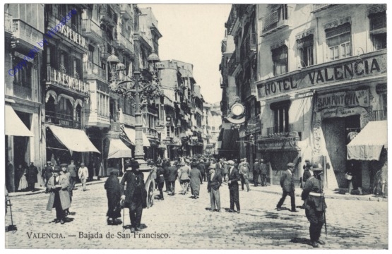 Valencia, Bajada de San Francisco