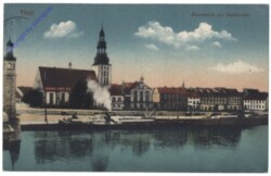 Sowetsk (Kaliningrad, Tilsit), Memelseite mit Stadtkirche