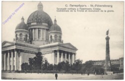 St. Petersburg, Cathedrale de la Trinite et monument de la gloire