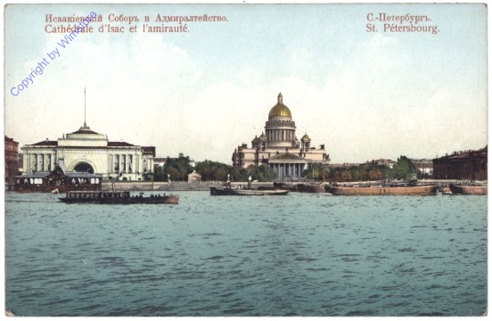 St. Petersburg, Cathedrale d'Isac et l'amiraute