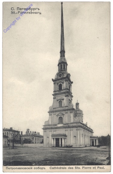St. Petersburg, Cathedrale des Sts. Pierre et Paul