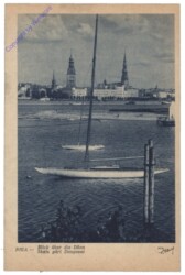 ak145377 Riga, Blick über die Duna